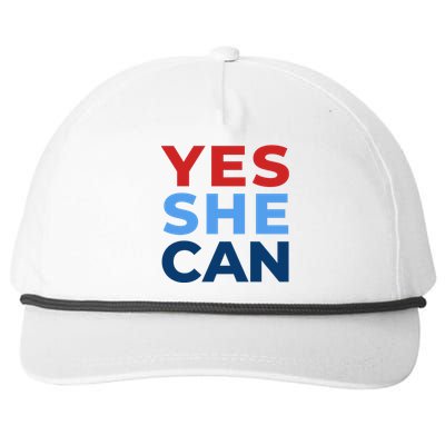 Yes She Can Yes She Kam Kamala Harris 2024 Snapback Five-Panel Rope Hat