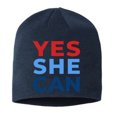 Yes She Can Yes She Kam Kamala Harris 2024 Sustainable Beanie