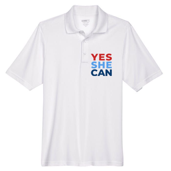 Yes She Can Yes She Kam Kamala Harris 2024 Men's Origin Performance Pique Polo