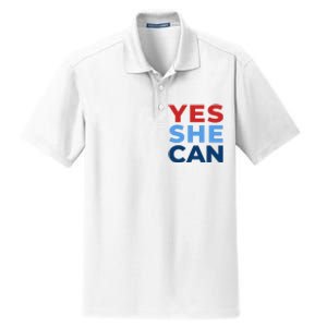 Yes She Can Yes She Kam Kamala Harris 2024 Dry Zone Grid Polo