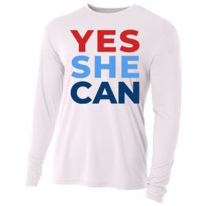 Yes She Can Yes She Kam Kamala Harris 2024 Cooling Performance Long Sleeve Crew