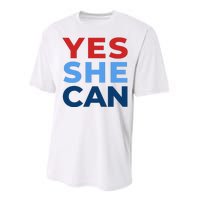 Yes She Can Yes She Kam Kamala Harris 2024 Performance Sprint T-Shirt