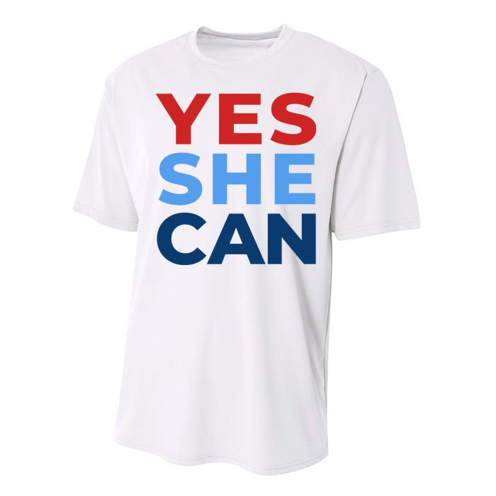 Yes She Can Yes She Kam Kamala Harris 2024 Performance Sprint T-Shirt