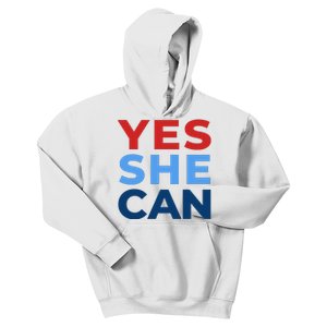 Yes She Can Yes She Kam Kamala Harris 2024 Kids Hoodie