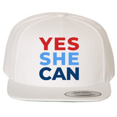 Yes She Can Yes She Kam Kamala Harris 2024 Wool Snapback Cap