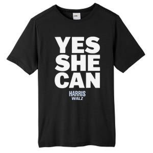 Yes She Can Kamala Harris 2024 Elections Tall Fusion ChromaSoft Performance T-Shirt