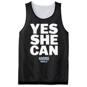 Yes She Can Kamala Harris 2024 Elections Mesh Reversible Basketball Jersey Tank