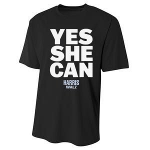 Yes She Can Kamala Harris 2024 Elections Performance Sprint T-Shirt