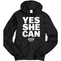 Yes She Can Kamala Harris 2024 Elections Tie Dye Hoodie