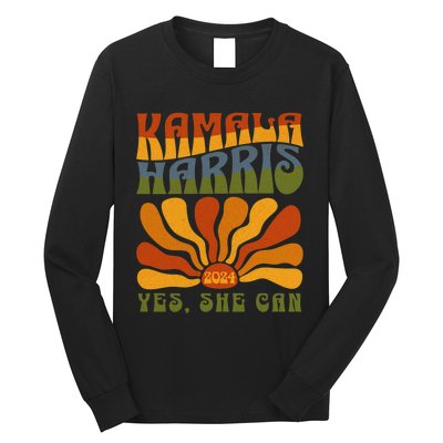 Yes She Can Kamala Harris Long Sleeve Shirt