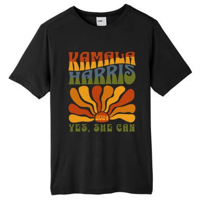 Yes She Can Kamala Harris Tall Fusion ChromaSoft Performance T-Shirt