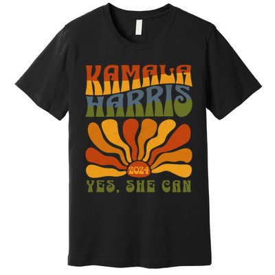 Yes She Can Kamala Harris Premium T-Shirt