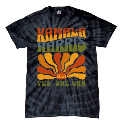 Yes She Can Kamala Harris Tie-Dye T-Shirt