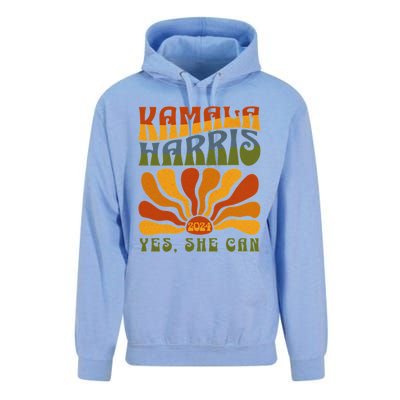 Yes She Can Kamala Harris Unisex Surf Hoodie