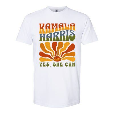 Yes She Can Kamala Harris Softstyle CVC T-Shirt