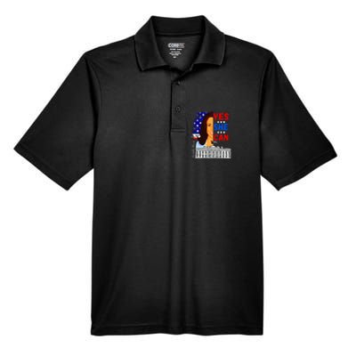 Yes She Can Kamala Harris 2024 Us Presidential Election Men's Origin Performance Pique Polo