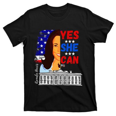 Yes She Can Kamala Harris 2024 Us Presidential Election T-Shirt