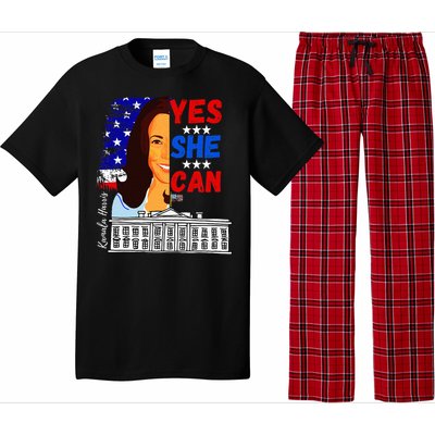 Yes She Can Kamala Harris 2024 Us Presidential Election Pajama Set