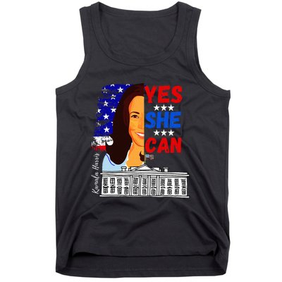 Yes She Can Kamala Harris 2024 Us Presidential Election Tank Top