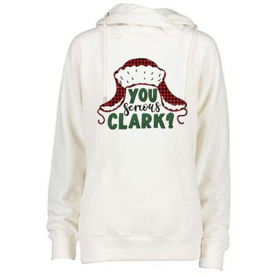 You Serious Clark? Womens Funnel Neck Pullover Hood