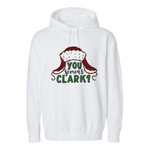 You Serious Clark? Garment-Dyed Fleece Hoodie