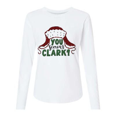 You Serious Clark? Womens Cotton Relaxed Long Sleeve T-Shirt