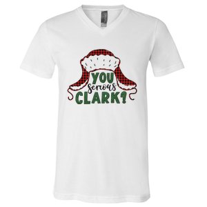 You Serious Clark? V-Neck T-Shirt