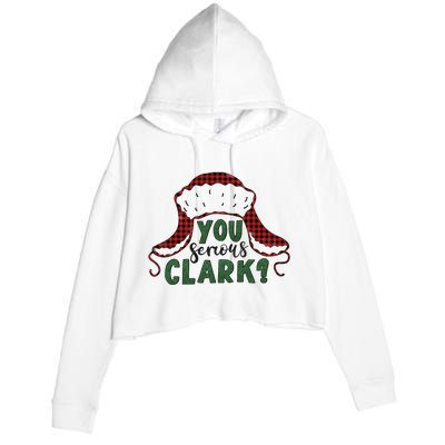 You Serious Clark? Crop Fleece Hoodie