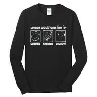 Yapper Snapper Crapper Tall Long Sleeve T-Shirt