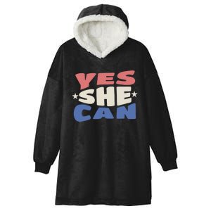 Yes She Can Hooded Wearable Blanket