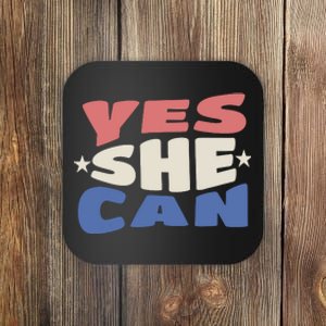 Yes She Can Coaster