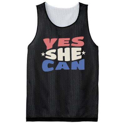 Yes She Can Mesh Reversible Basketball Jersey Tank