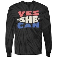 Yes She Can Tie-Dye Long Sleeve Shirt