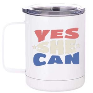 Yes She Can 12 oz Stainless Steel Tumbler Cup