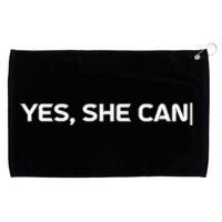 Yes She Can Grommeted Golf Towel