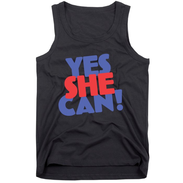 Yes She Can Tank Top