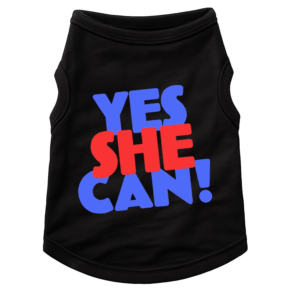 Yes She Can Doggie Tank