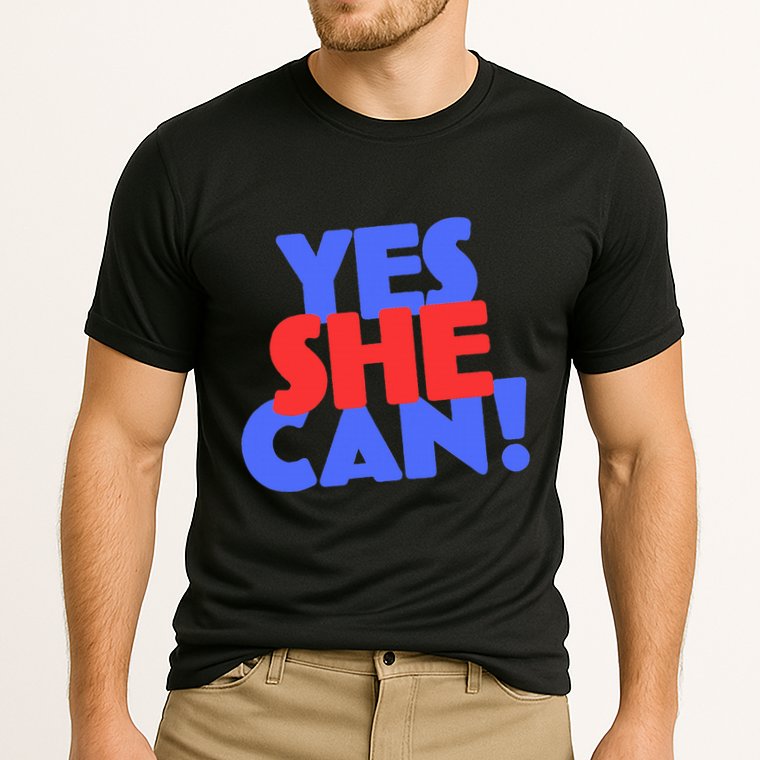 Yes She Can Cooling Performance Crew T-Shirt