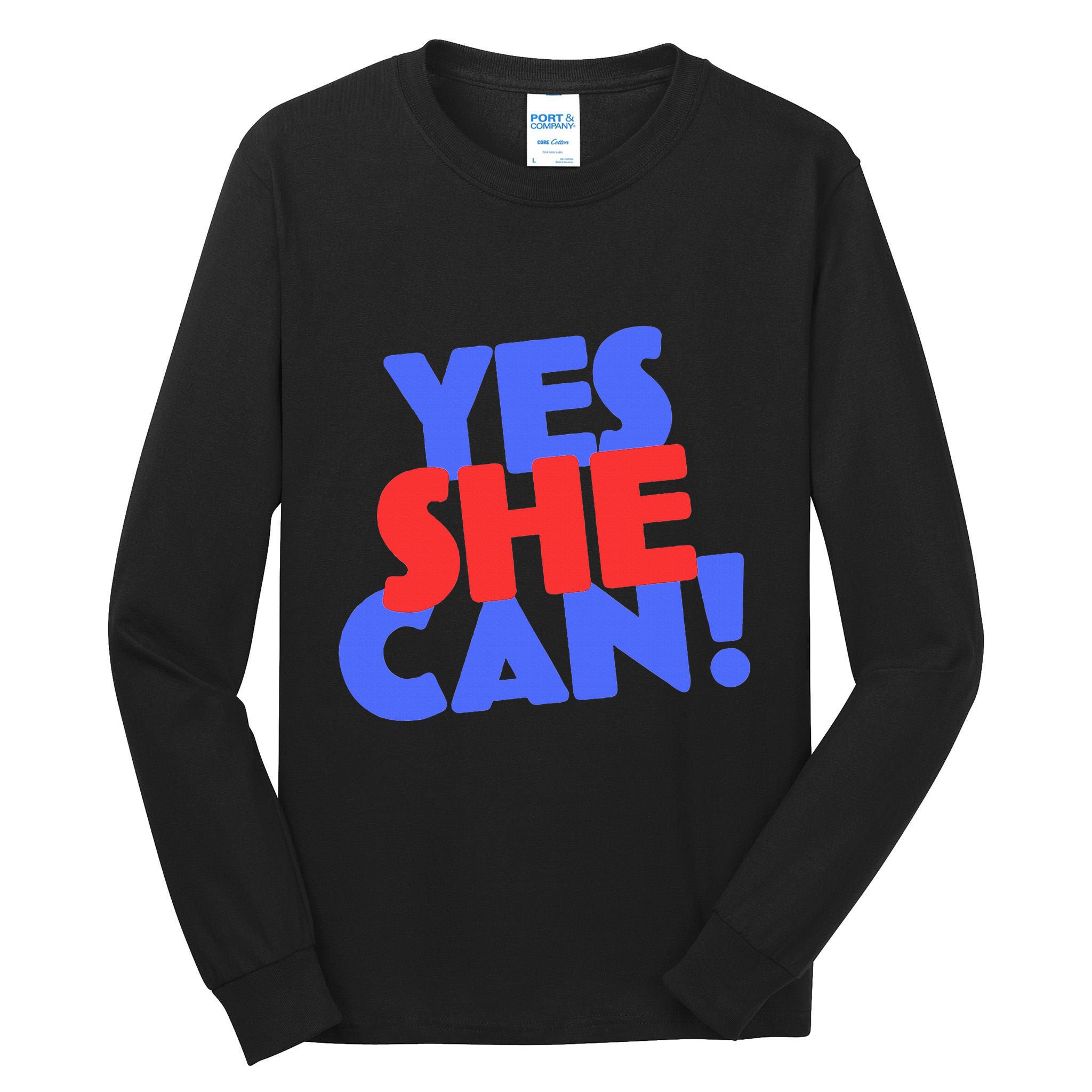 Yes She Can Tall Long Sleeve T-Shirt