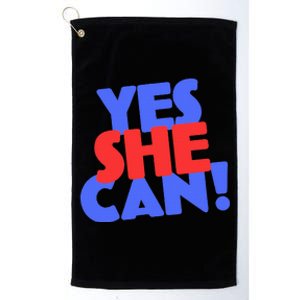 Yes She Can Platinum Collection Golf Towel