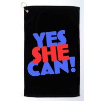 Yes She Can Golf Towel