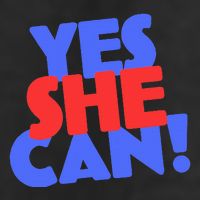 Yes She Can Golf Towel