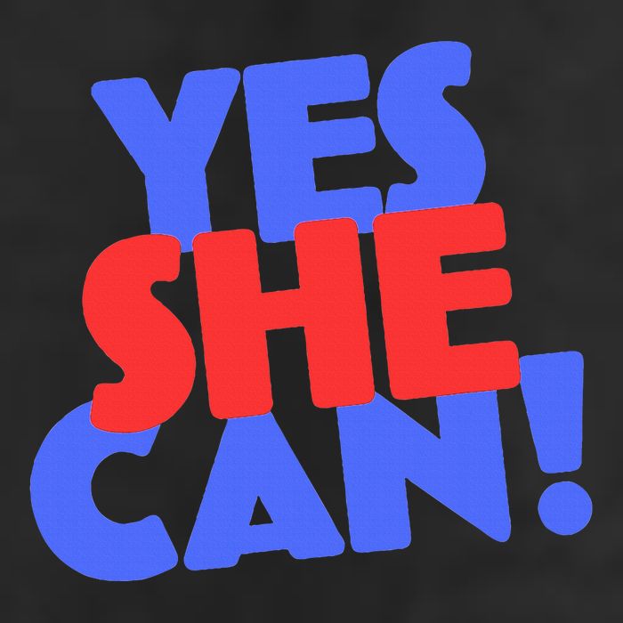 Yes She Can Golf Towel