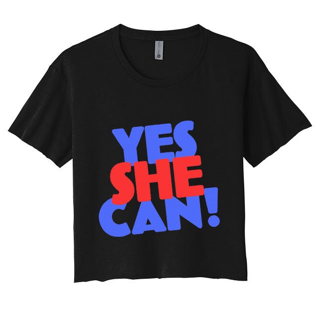 Yes She Can Crop Top