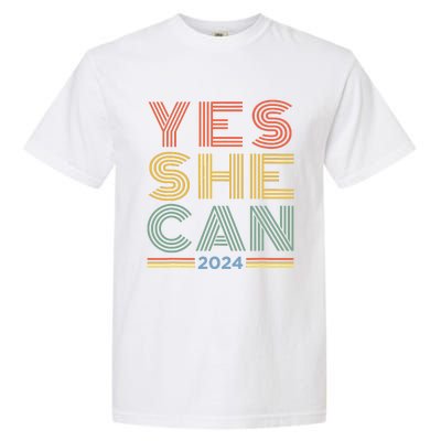 Yes She Can 2024 Garment-Dyed Heavyweight T-Shirt