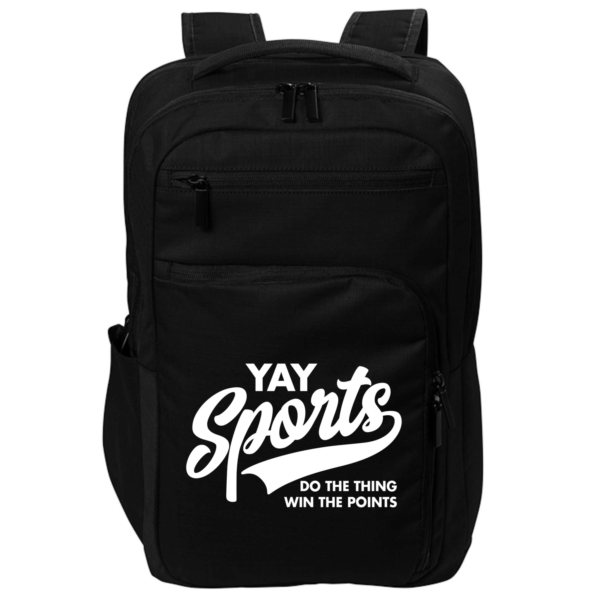 Yay Sports Do The Thing Win The Points Swash White Impact Tech Backpack