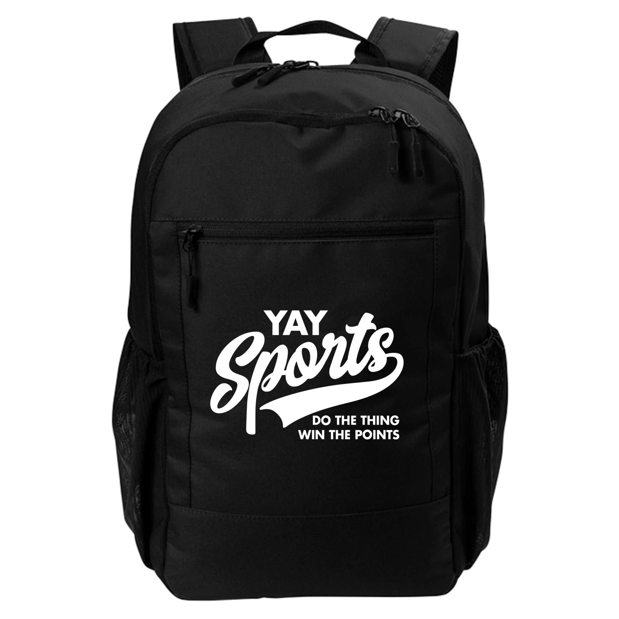 Yay Sports Do The Thing Win The Points Swash White Backpack