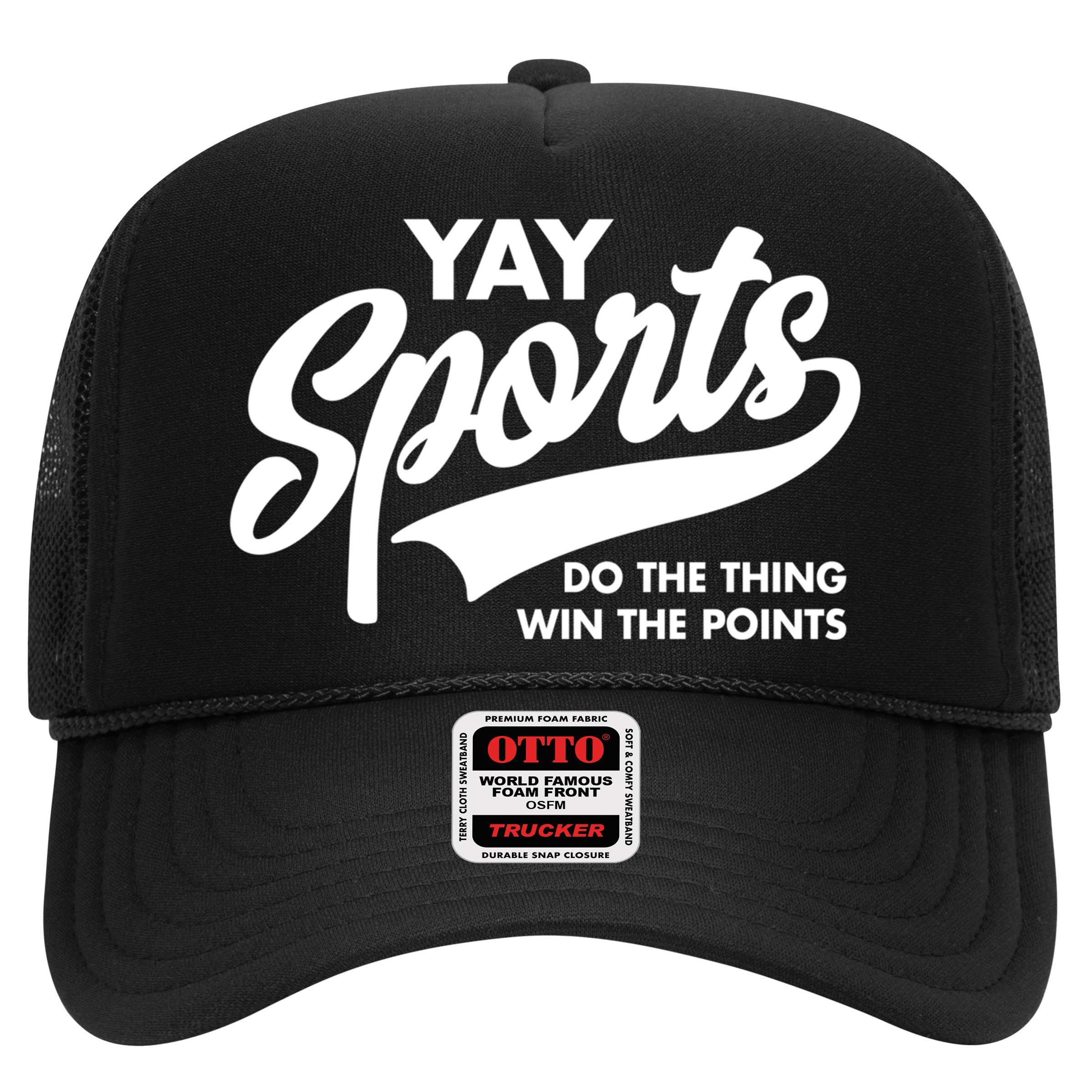 Yay Sports Do The Thing Win The Points Swash White Hat
