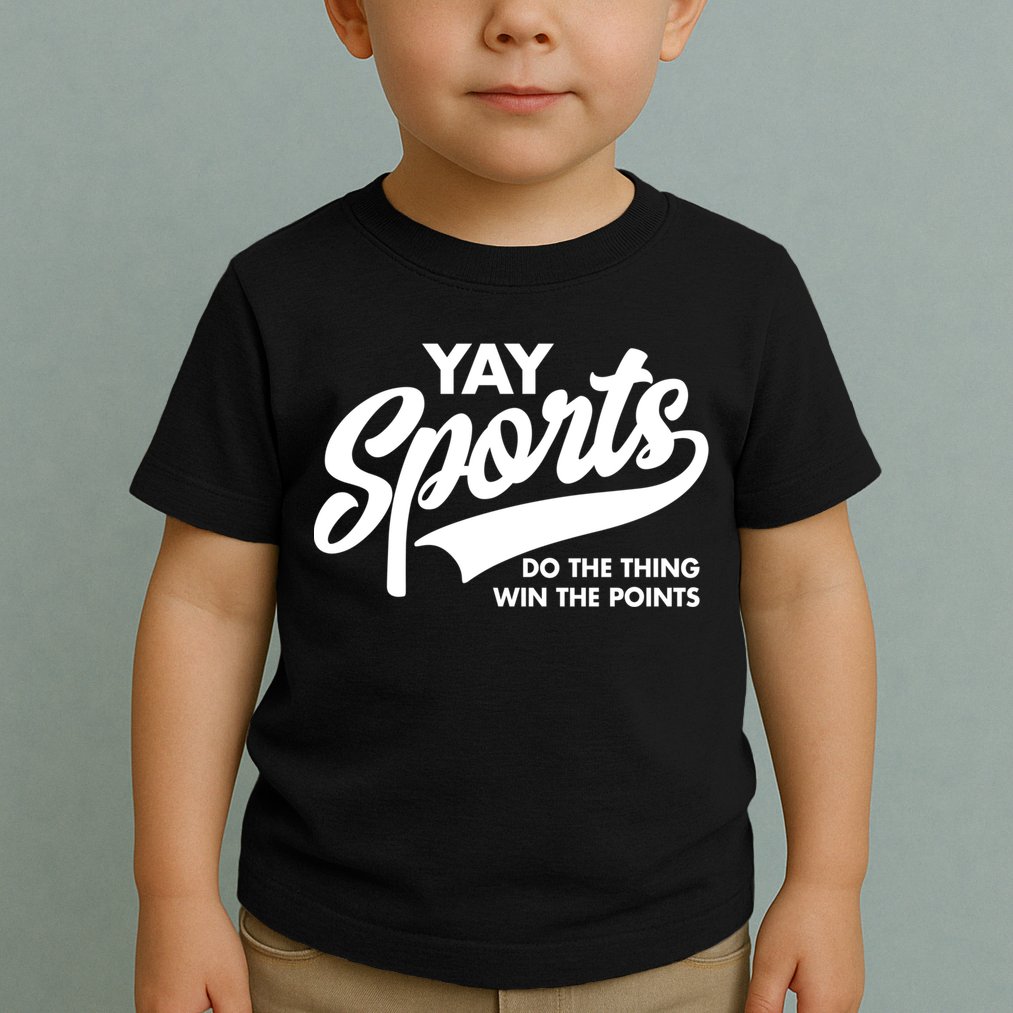 Yay Sports Do The Thing Win The Points Swash White Toddler T-Shirt