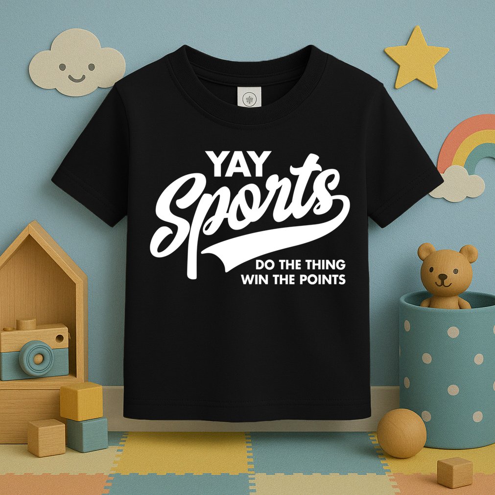 Yay Sports Do The Thing Win The Points Swash White Toddler T-Shirt